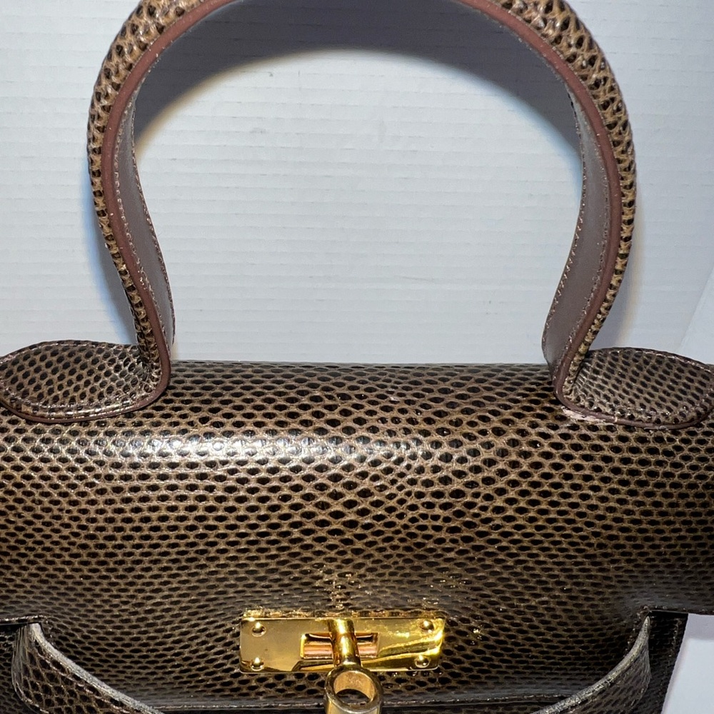 🔥🔥🔥 Finesse La Model Kelly Mini Lizard Handbag - Picture 16 of 16